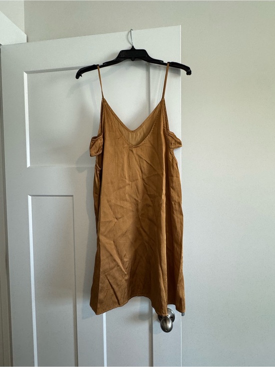 Project Social T Dresses & Skirts - Project Social T Mustard Tan Yellow Slip Dress